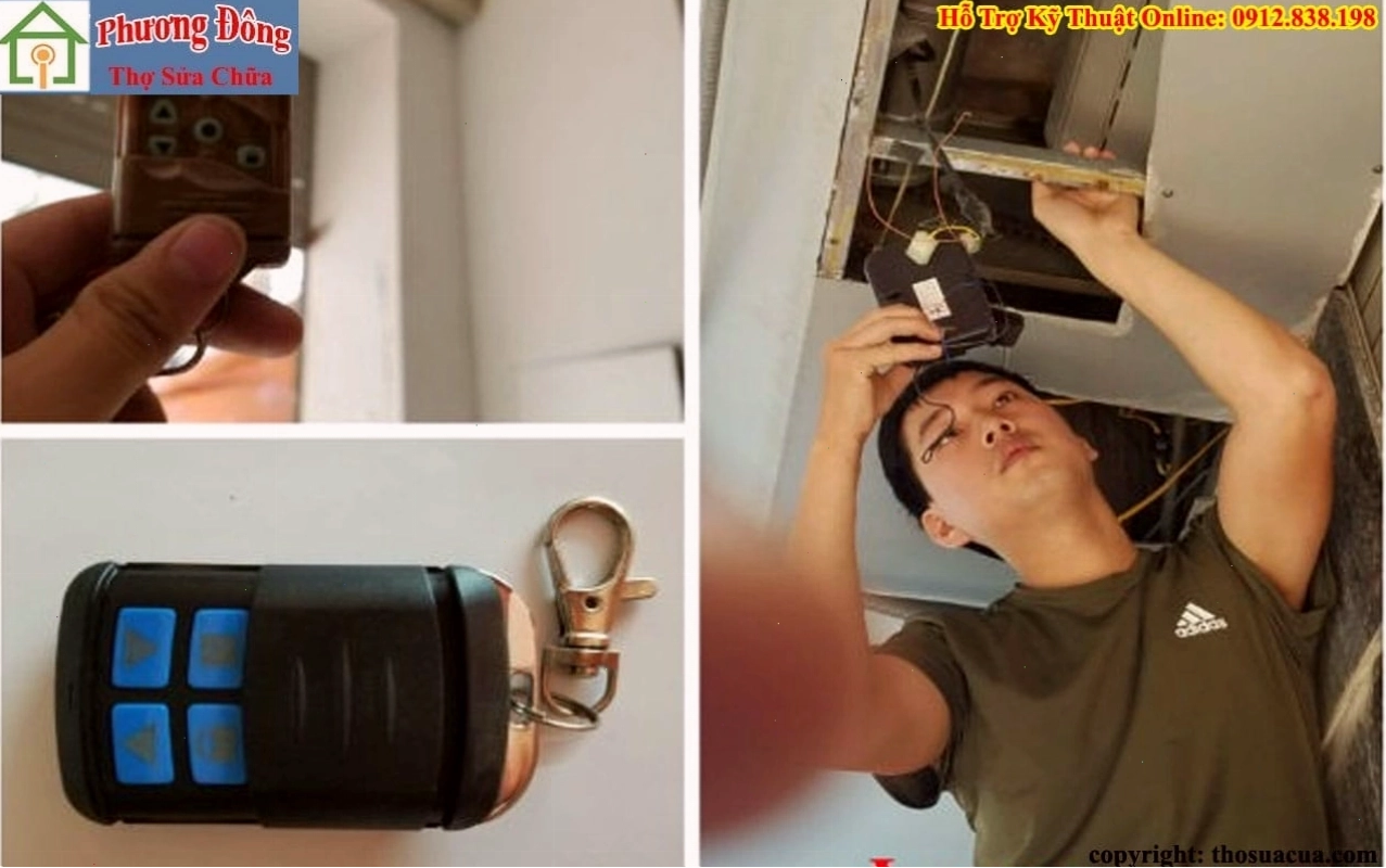 Sửa chữa điều khiển cửa cuốn