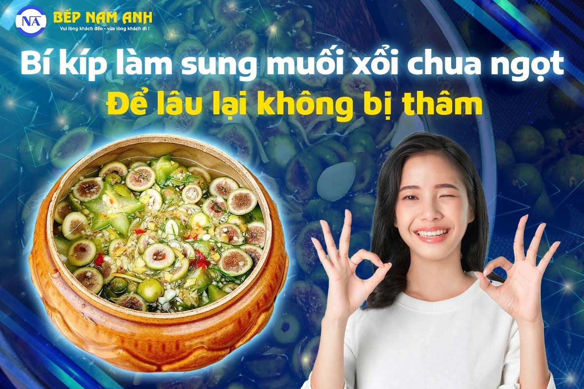 Sung muối xổi món ngon dân dã, dễ làm tại nhà
