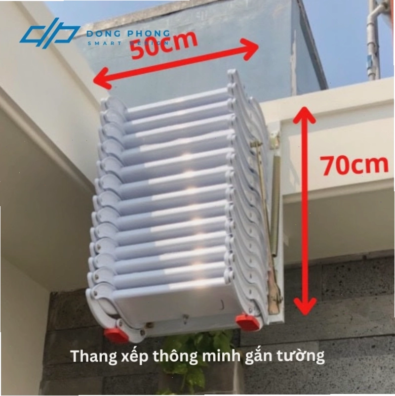 Thang Xếp Thông Minh Gắn Tường Ngoài Trời