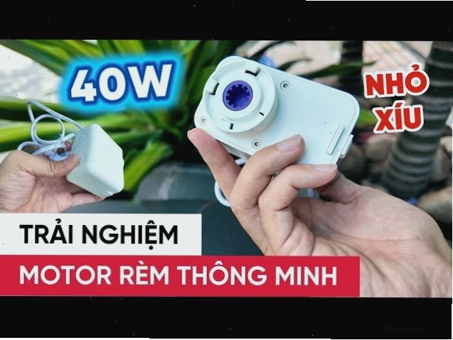 Thanh treo rèm vải tự động điều khiển từ xa