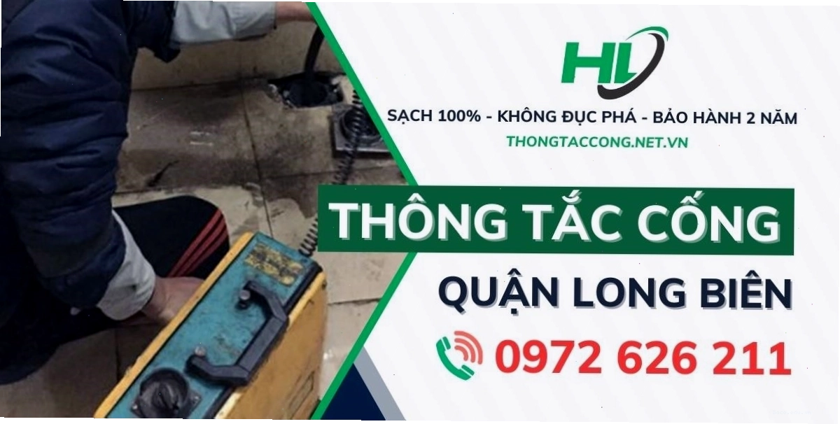 Thi công thông tắc cống tại Long Biên