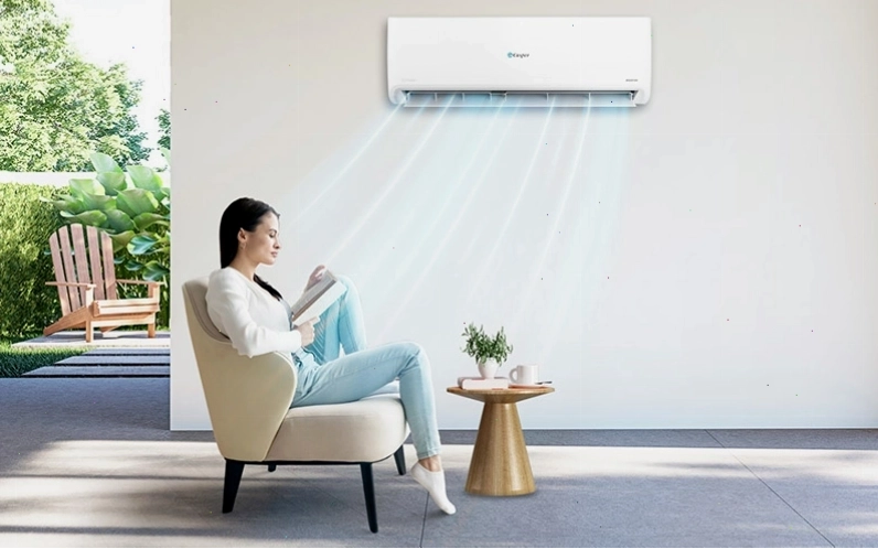 Thiết kế liền khối giúp tiết kiệm thời gian lắp đặt máy lạnh Casper