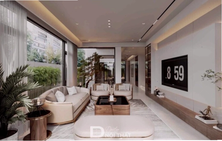 Thiết kế nội thất nhà phố không gian mở 85m2 tại Thanh Oai - Hà Nội, tạo cảm giác thoáng đãng và kết nối