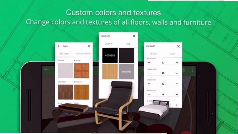 Thiết kế phòng ngủ với Planner 5D trên thiết bị Android