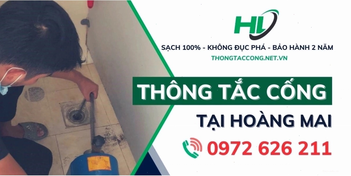 Thông Tắc Cống Tại Hoàng Mai Giá Rẻ 50K Uy Tín