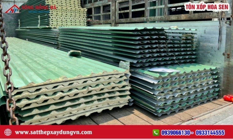 Tôn xốp Hoa Sen - lựa chọn tin cậy cho mọi công trình