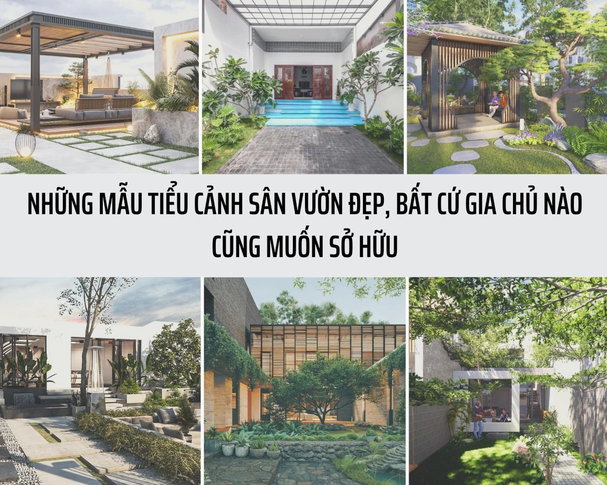 Tổng hợp 35+ mẫu tiểu cảnh sân vườn ấn tượng và độc đáo