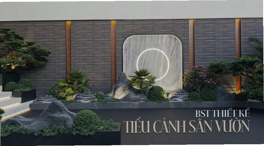Tổng hợp các mẫu thiết kế tiểu cảnh sân vườn đẹp, độc đáo và ấn tượng