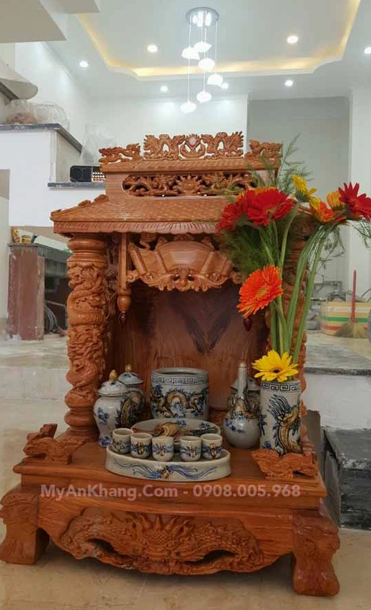 Tổng hợp mẫu bàn thờ ông địa thần tài cao cấp và báo giá tốt nhất