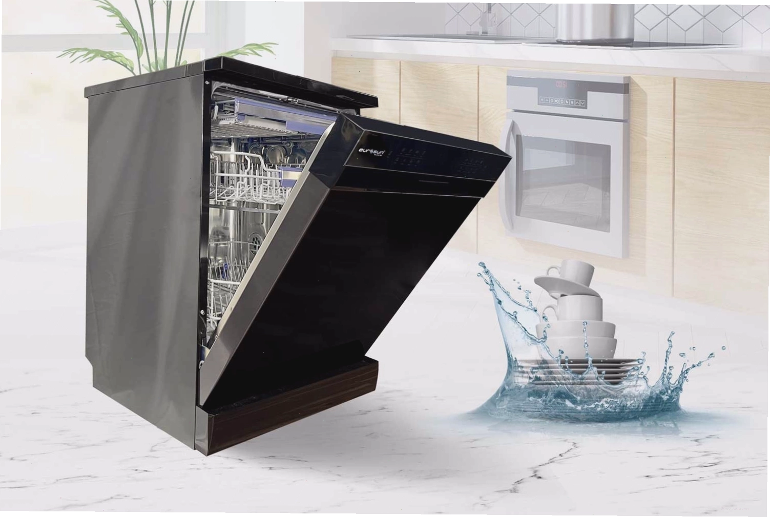 Tổng quan máy rửa bát Eurosun SMS81EU19EB