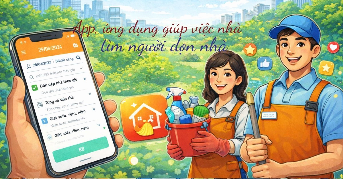 Top Ứng Dụng Dọn Nhà: B Taskee và JupViec - Trợ Thủ Đắc Lực Cho Gia Đình Hiện Đại