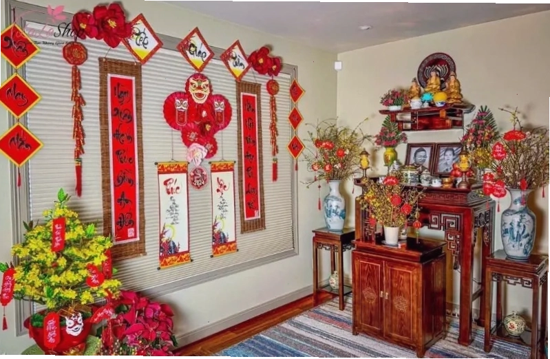 Trang trí Tết để mong may mắn và bình an cho năm mới