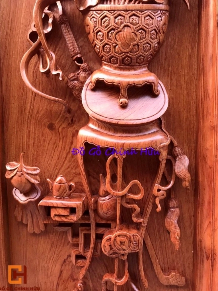 Tranh gỗ tứ quý mang vẻ đẹp sang trọng và tinh tế
