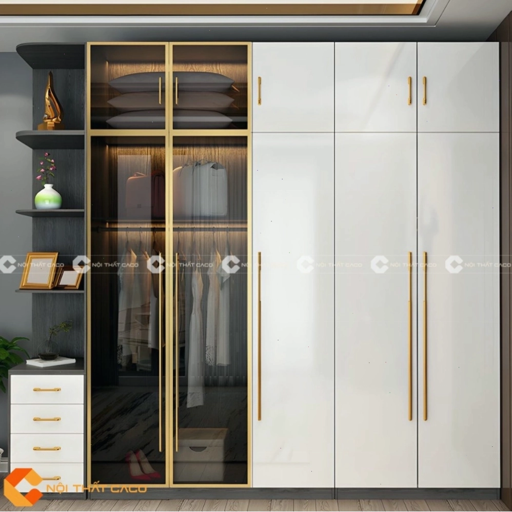 Tủ Áo Cánh Kính Phong Cách Hiện Đại Đẳng Cấp - TAK080