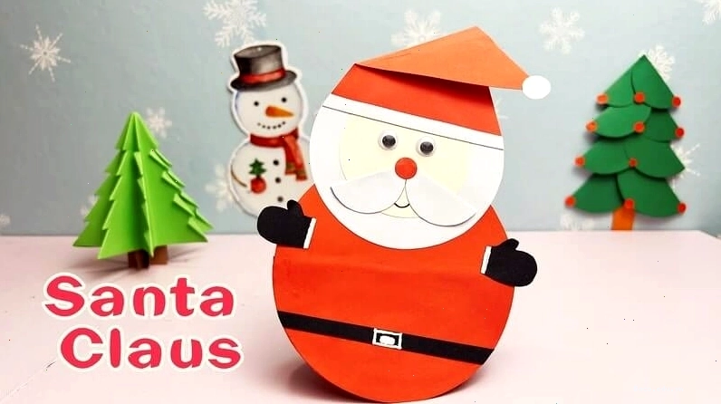 Tự làm ông già Noel handmade để trang trí bàn làm việc hoặc làm quà tặng