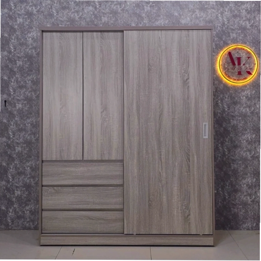 Tủ quần áo gỗ ép với màu sắc đẹp, kiểu dáng trẻ trung, phù hợp với nhiều phong cách nội thất
