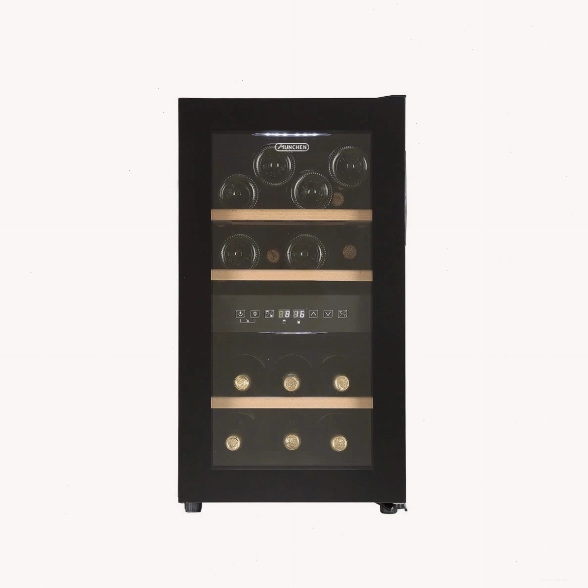 Tủ rượu vang Munchen MW616DZ 2 vùng nhiệt độ