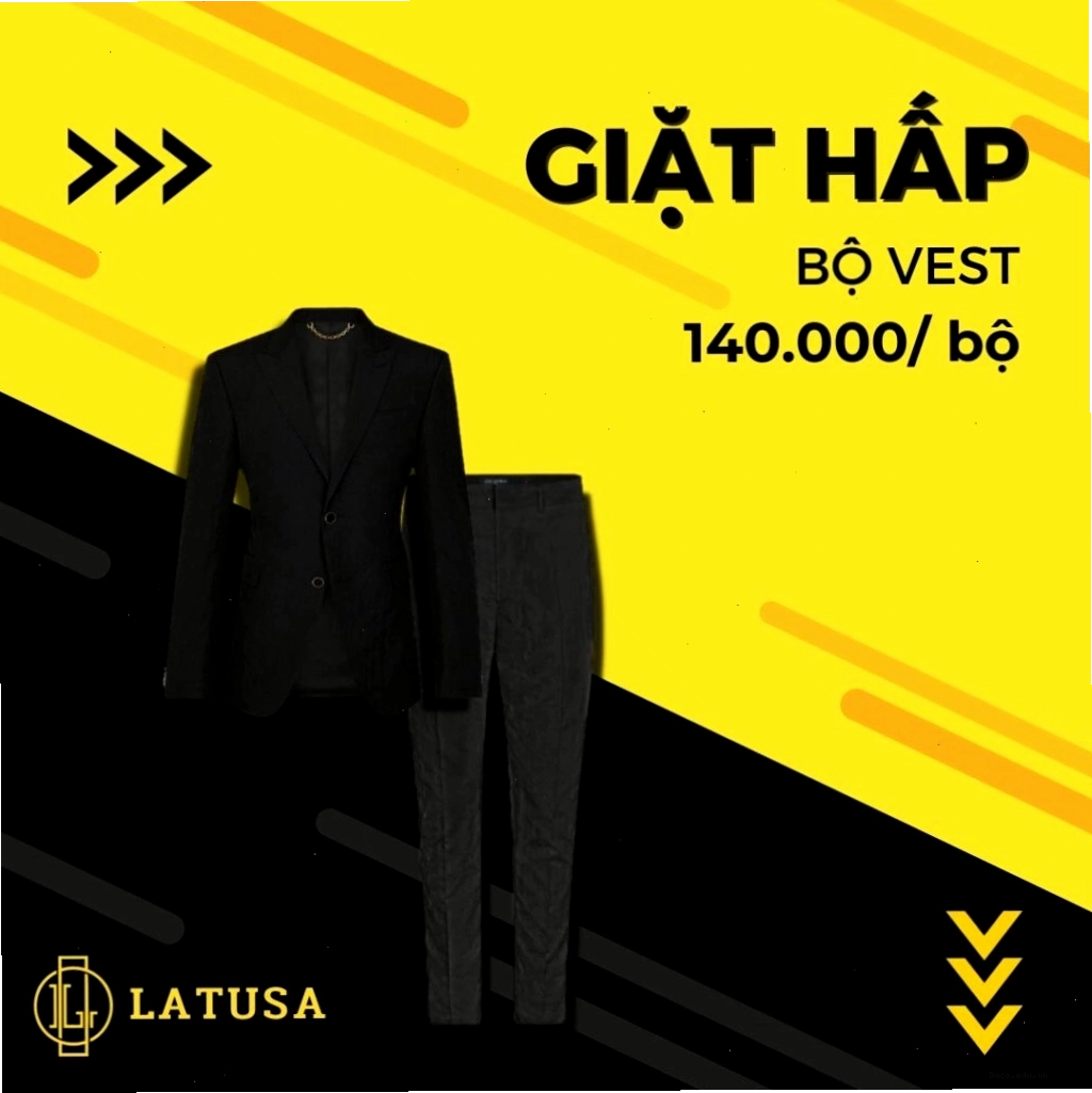 Từ vest, áo khoác đến đồ cao cấp, Latusa chăm sóc mọi trang phục chuyên nghiệp.