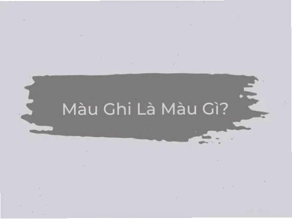 Ứng dụng của màu ghi trong trang trí nội thất nhà ở