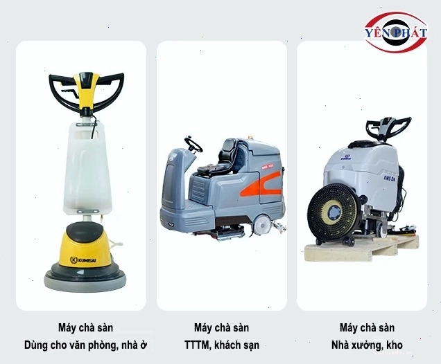 Ứng dụng của máy đánh sàn cho từng không gian khác nhau, từ nhà ở đến công trình công cộng