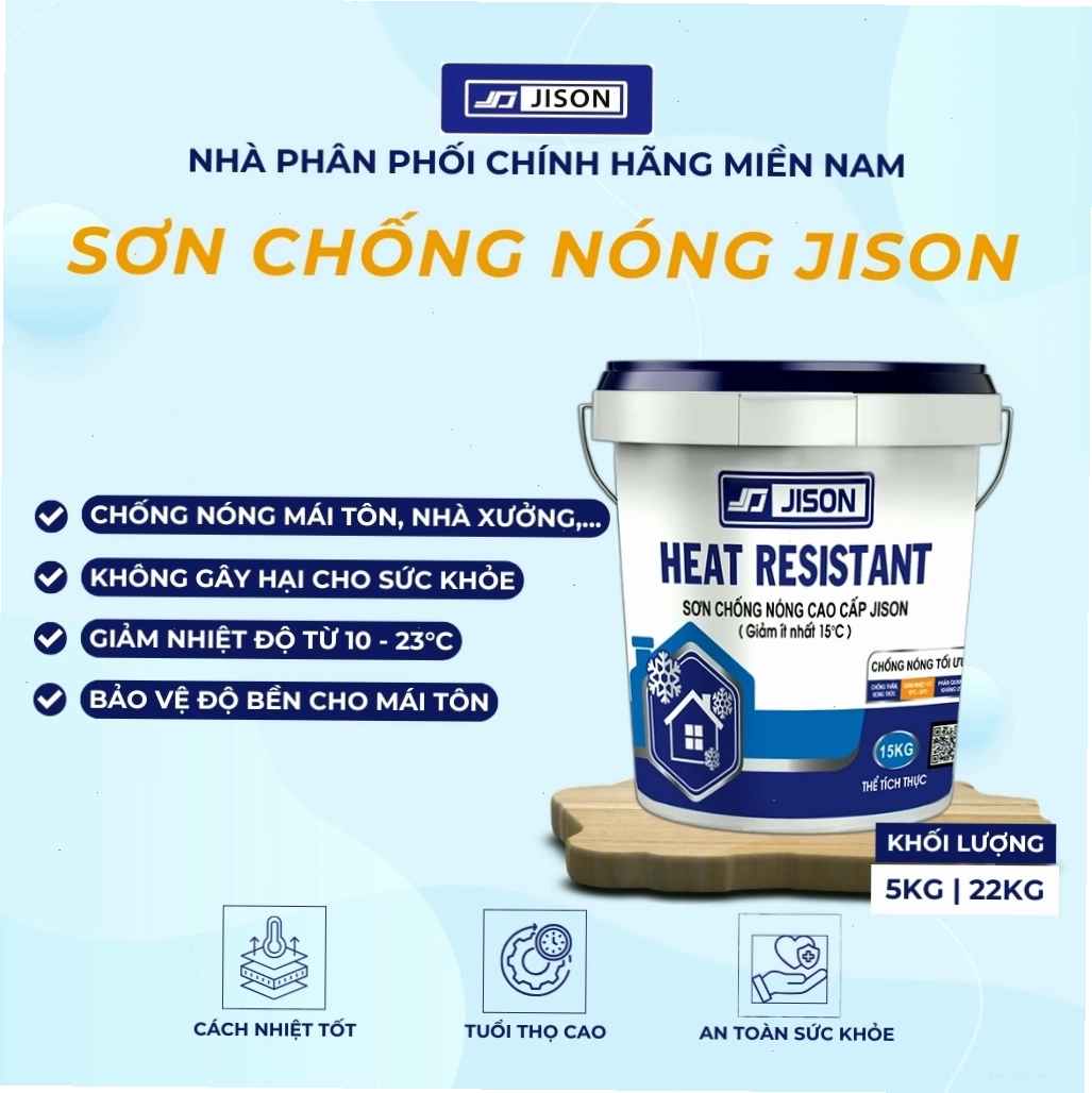 Ưu điểm nổi bật của sơn chống nóng Jison