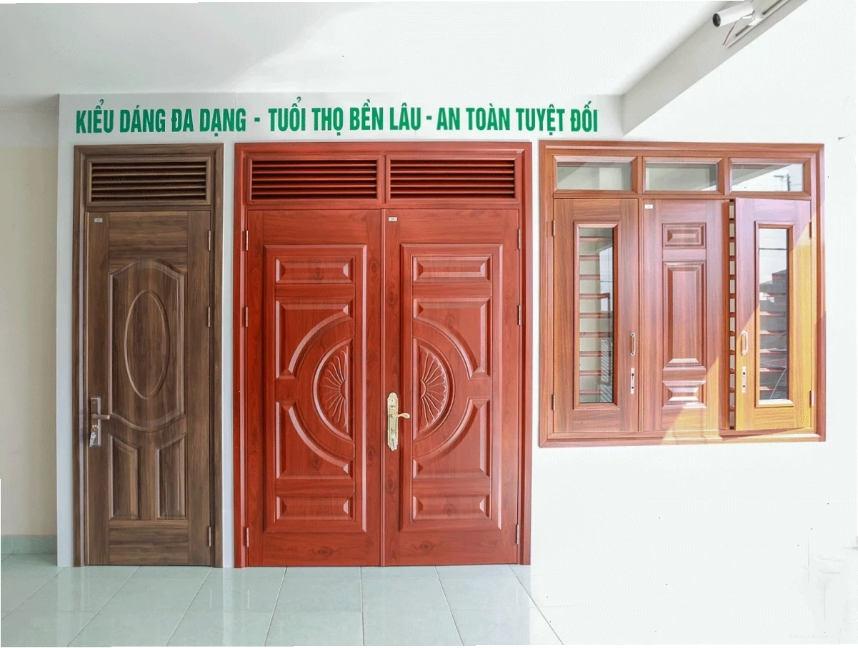 Ưu điểm vượt trội của cửa thép vân gỗ về độ bền và thẩm mỹ