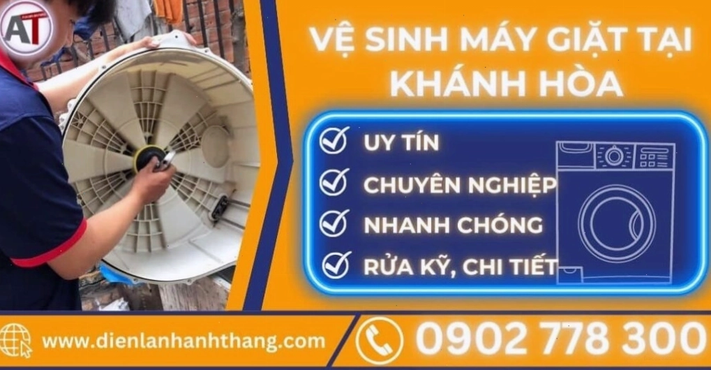 Vệ sinh máy giặt tại Khánh Hòa