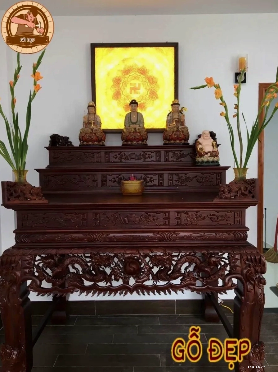 Vị trí đặt bàn thờ Phật đẹp thu hút tài lộc